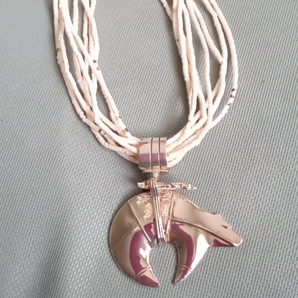 NATIVE AMERICAN STERLING SILVER TOTEM BEAR - Picture 8 of 8